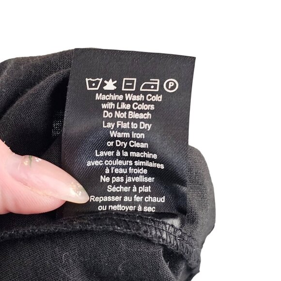 Heartloom Floral Embroidered Mesh Detail Short Sleeve Tee Shirt Sz S - Picture 6 of 7